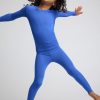 My Mini Long Sleeve Tee and Pants Set in Cobalt